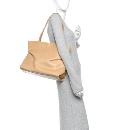 Calfskin Judy East West Tote Soft Tan