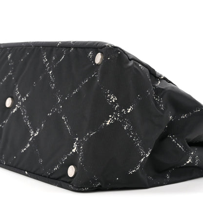 Nylon Travel Toiletry Tote Black
