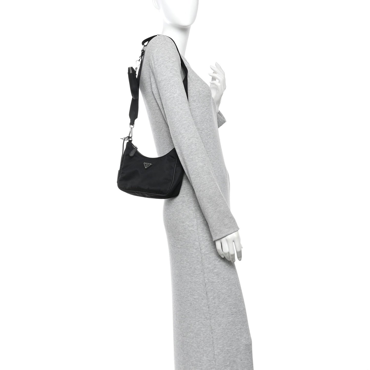 Nylon Re-Edition 2005 Shoulder Bag Black