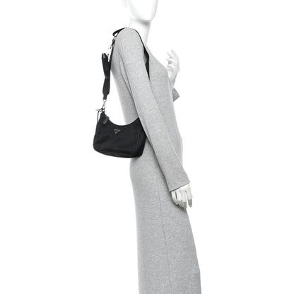 Nylon Re-Edition 2005 Shoulder Bag Black