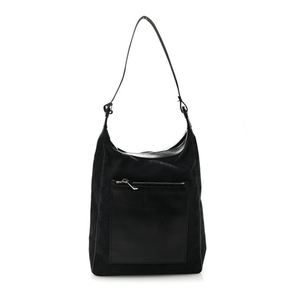 Monogram Hobo Black