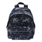 Denim Monogram Camouflage Large Backpack Blue