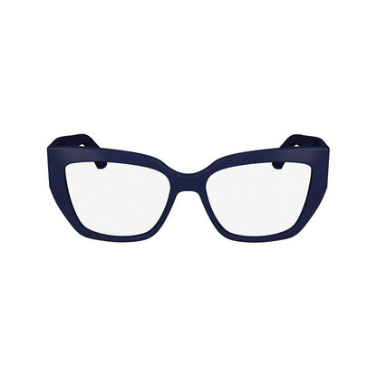 Salvatore Ferragamo Eyeglasses Square Full Rim, Navy Blue Frame and Clear Demo Lens Lens SF2972414