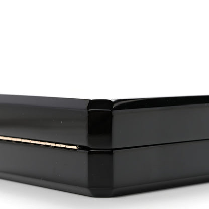 Plexiglass Perfume Bottle Clutch Black