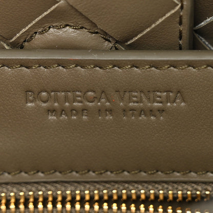 Suede Intrecciato Small Andiamo Shoulder Bag Cypress