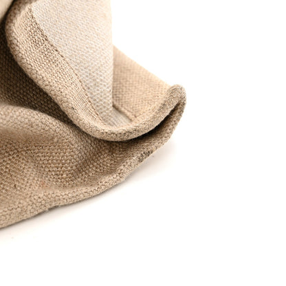 Linen Calfskin Rive Gauche Tote Optic White