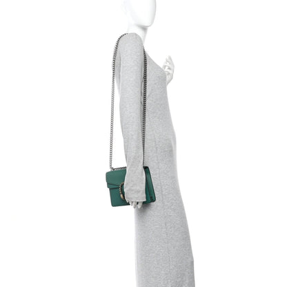 Calfskin Mini Dionysus Shoulder Bag Emerald