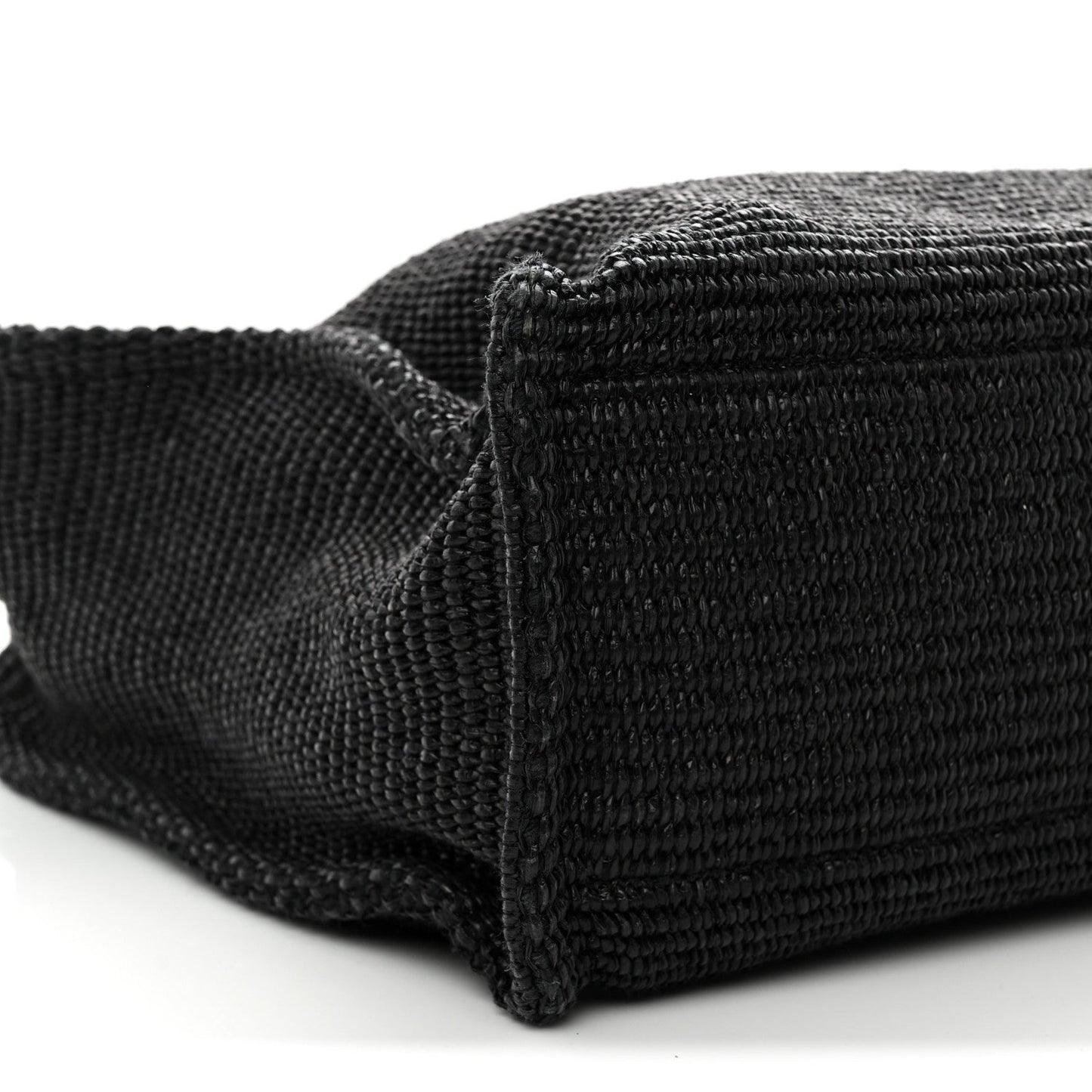 Raffia Medium G Tote Black