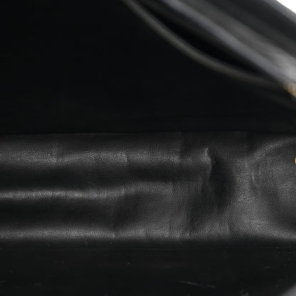 Lambskin Quilted Shoulder Bag Black