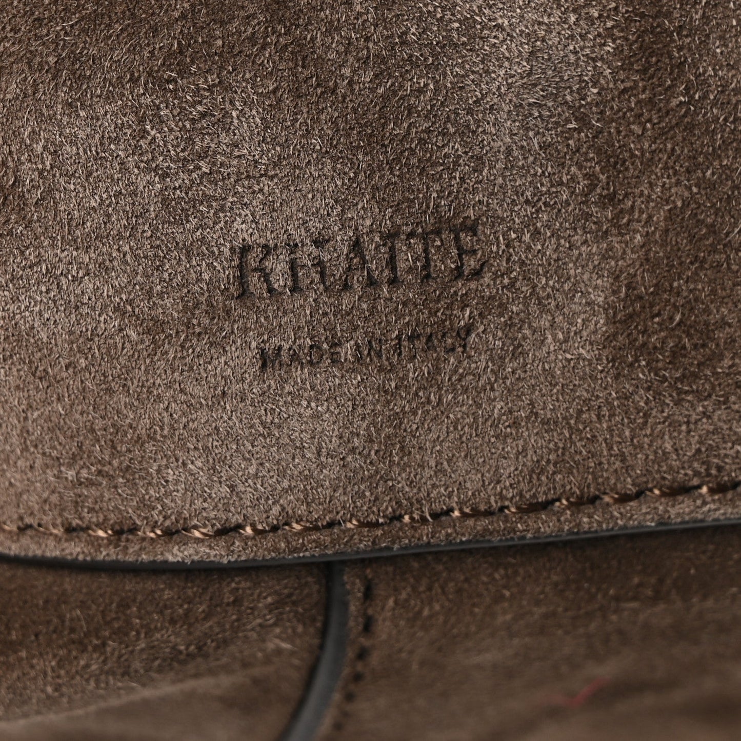 Suede Calfskin Frida Tote Brown