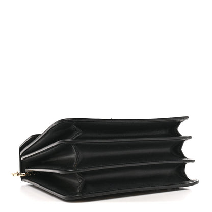 Calfskin Studded Serpenti Forever Top Handle Black