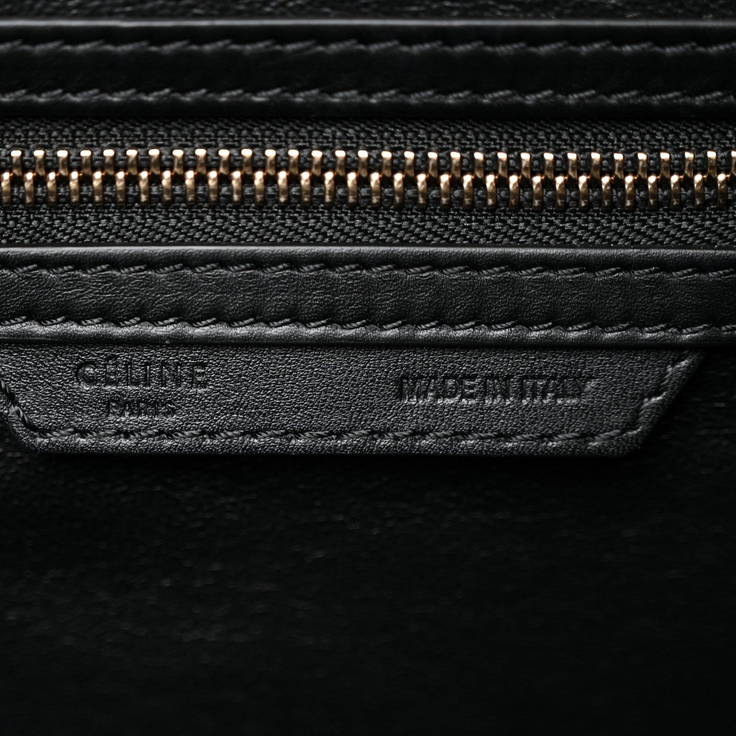 Velluto Calfskin Mini Tri-Color Luggage Navy