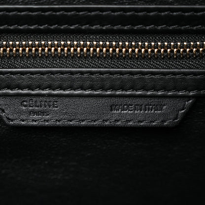 Velluto Calfskin Mini Tri-Color Luggage Navy