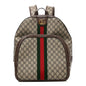 GG Supreme Monogram Medium Ophidia Day Backpack Brown