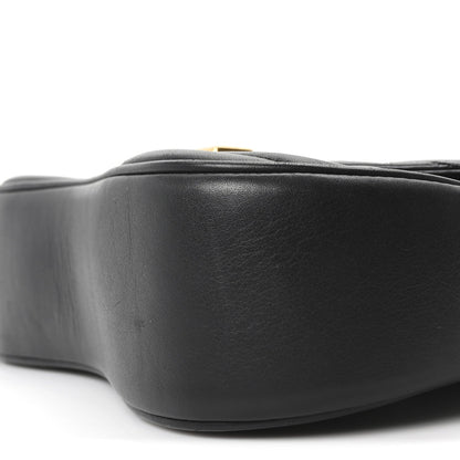Calfskin Love Lock New Wave Chain MM Black