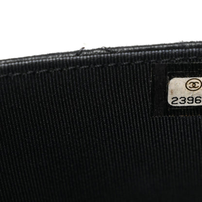 Lambskin Quilted Wallet On Chain WOC Black
