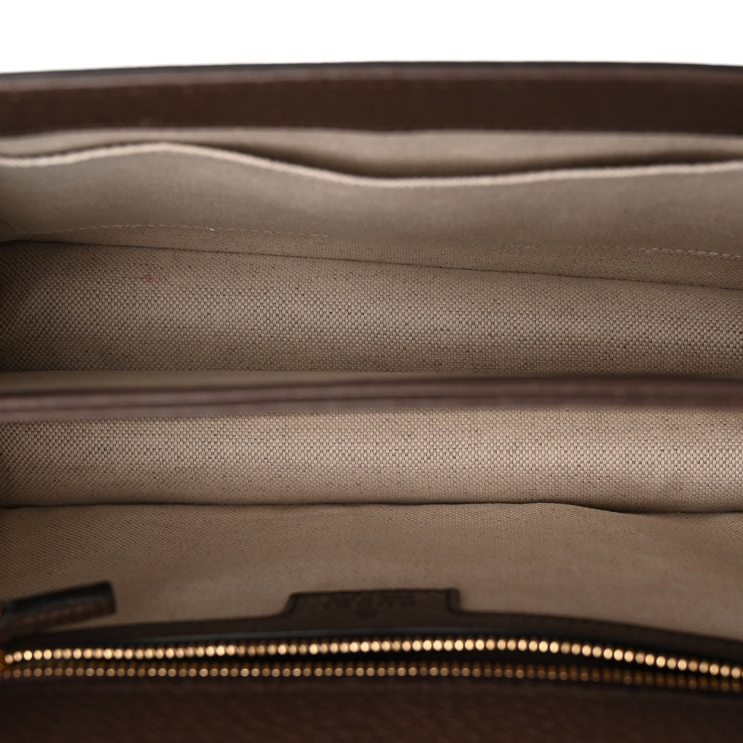 Monogram Jumbo GG Textured Dollar Calfskin Web Small Ophidia Padlock Top Handle Bag Camel Ebony New Acero