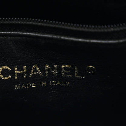 Caviar Quilted Medallion Tote Black