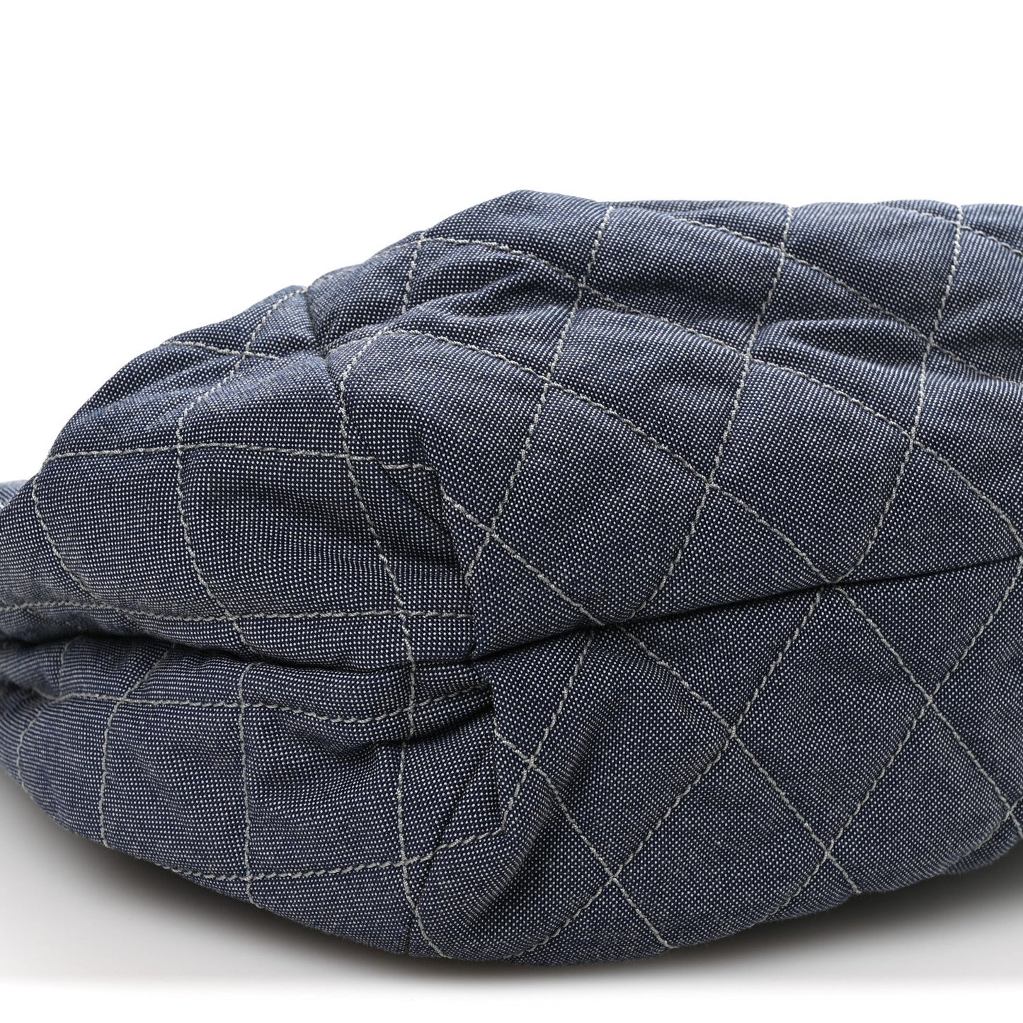 Denim Quilted Large Stretch Spirit Cabas Blue