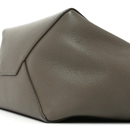 Soft Grained Calfskin Small Belt Cabas Phantom Taupe