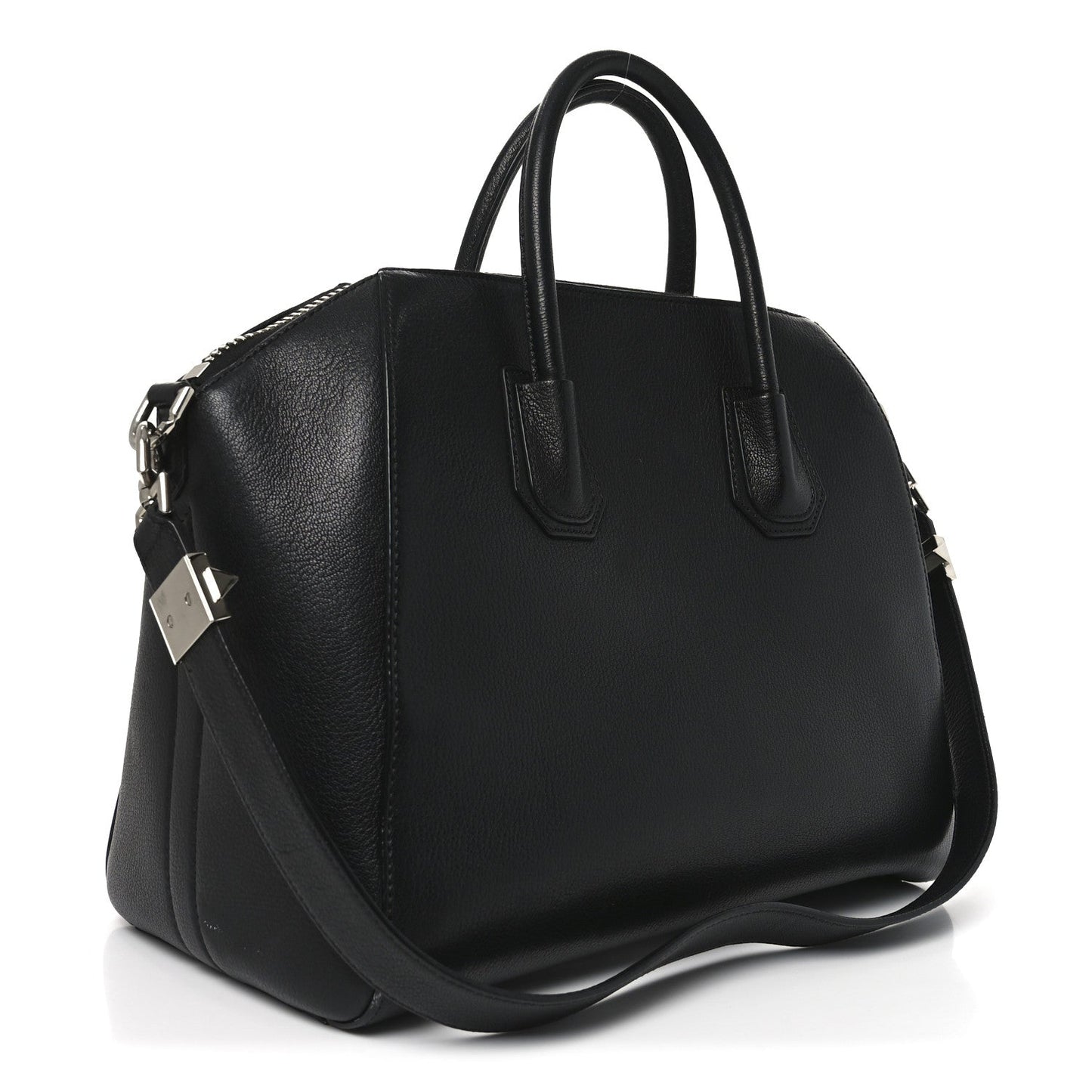 Sugar Goatskin Medium Antigona Black