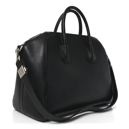 Sugar Goatskin Medium Antigona Black