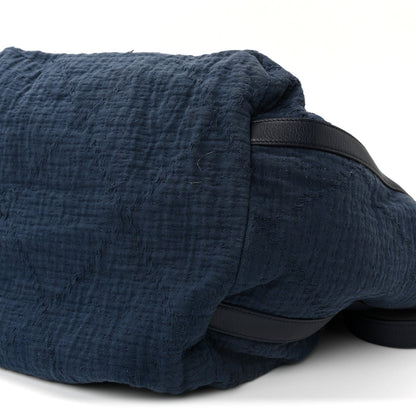 Canvas Small Double Face Tote Navy