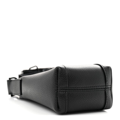Calfskin Hourglass Phone Holder Bag Black