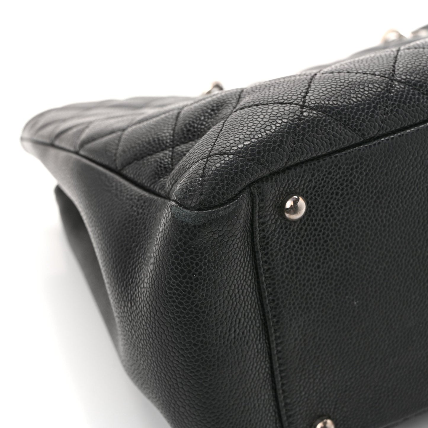 Caviar Quilted XL Grand Shopping Tote GST Black