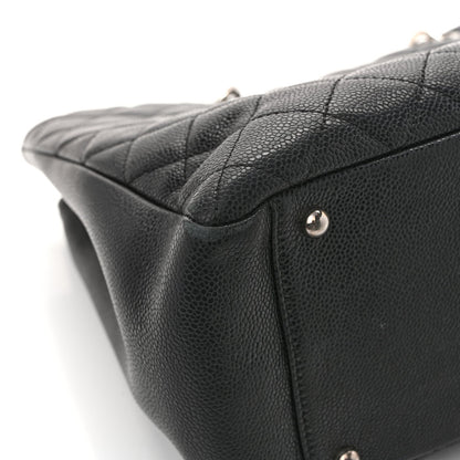 Caviar Quilted XL Grand Shopping Tote GST Black