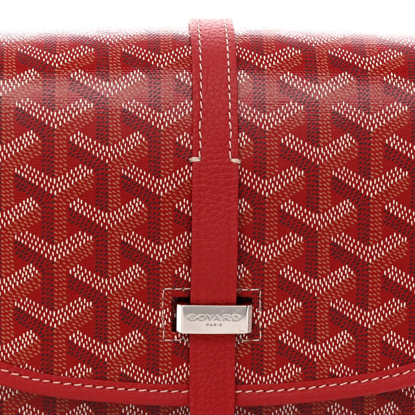 Goyardine Belvedere II PM Messenger Bag Red