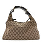 Monogram Medium Horsebit Chain Hobo Dark Brown