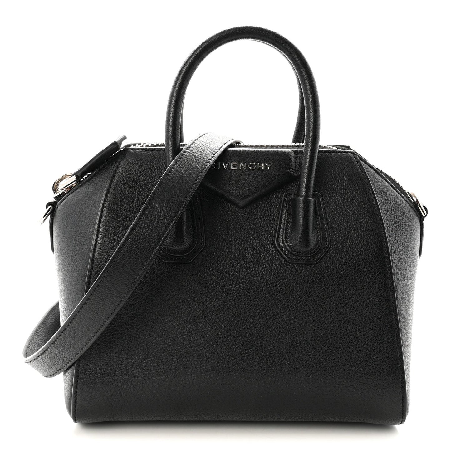 Sugar Goatskin Mini Antigona Black