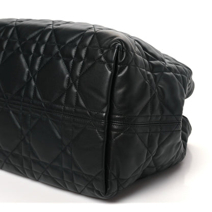 Calfskin Macrocannage Large Toujours Black