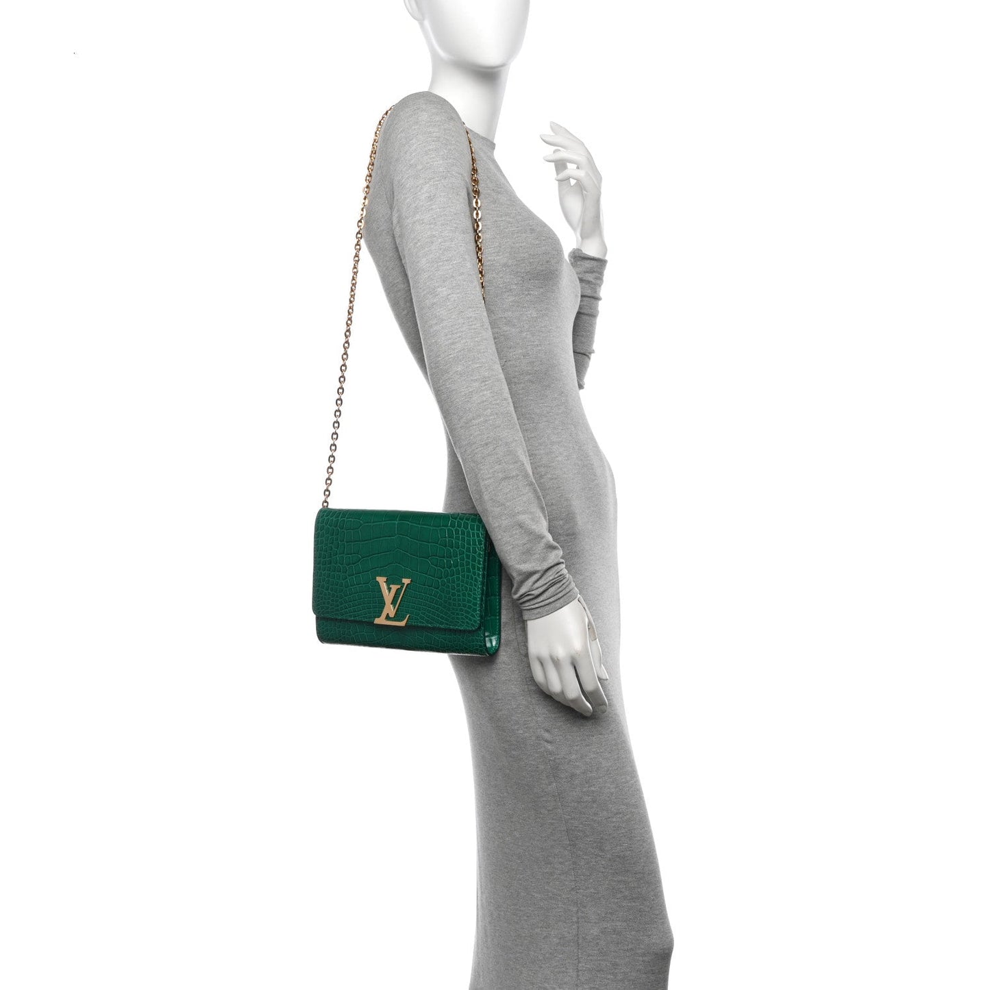 Alligator Chain Louise GM Emerald