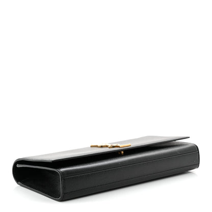 Grain De Poudre Monogram Cassandre Clutch Black