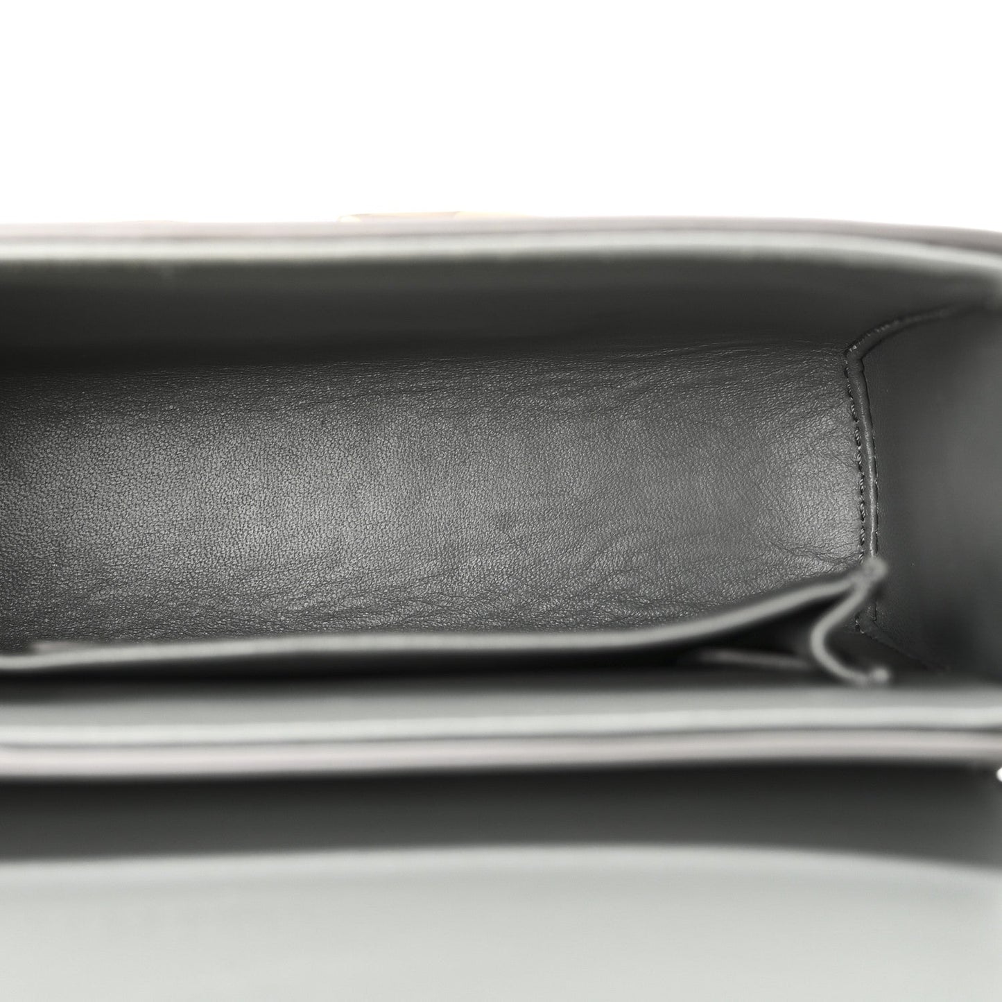 Box Calfskin 30 Montaigne Box Bag Gray