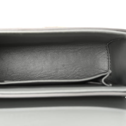 Box Calfskin 30 Montaigne Box Bag Gray