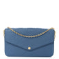 Empreinte Pochette Felicie Chain Wallet Blue Jean