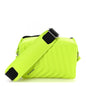 Grained Calfskin Embossed Car Camera Bag Yellow Fluo Black