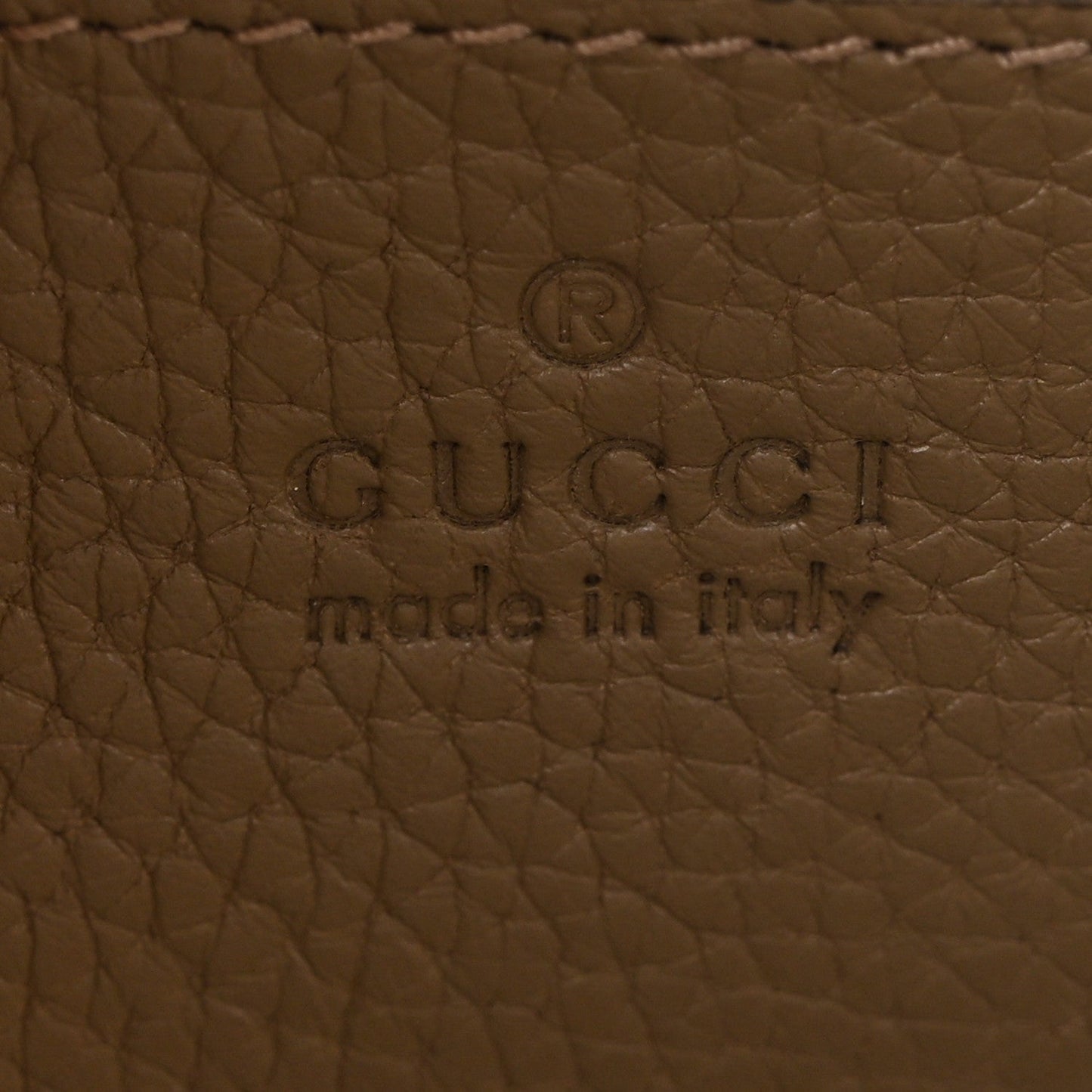 Piuma Calfskin Jumbo GG Embossed Mini Duffle Bag Good Taupe