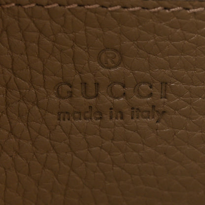 Piuma Calfskin Jumbo GG Embossed Mini Duffle Bag Good Taupe