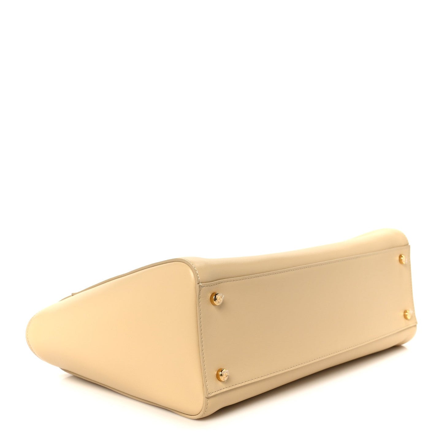 Calfskin Archetype Small Shopping Tote Beige