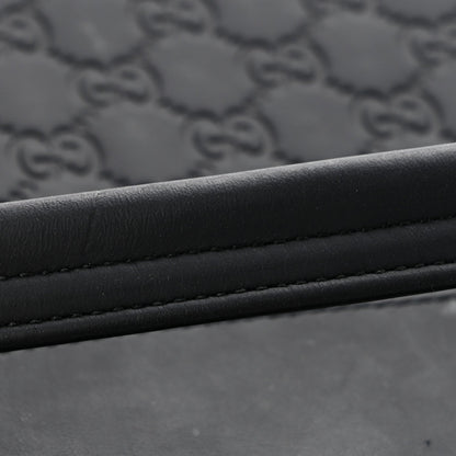 Rubber Guccissima Laptop Briefcase Black