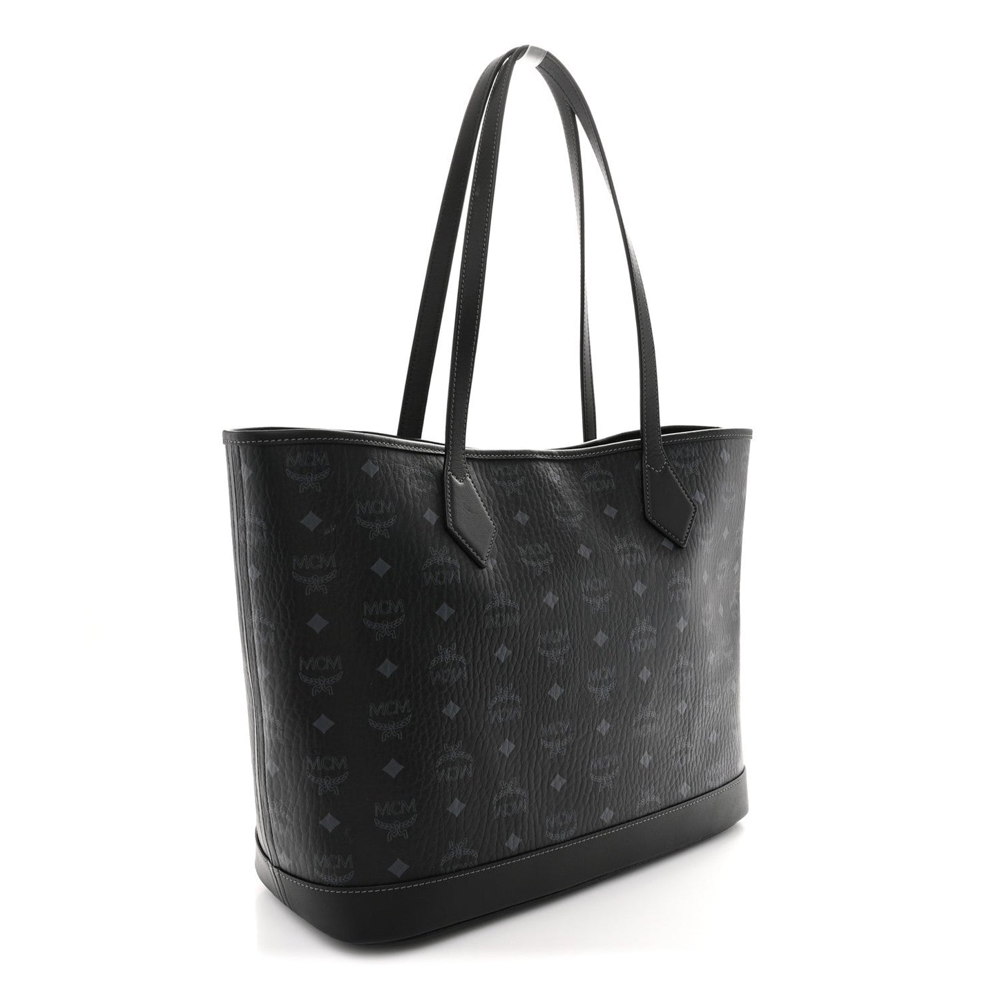 Visetos Medium New Liz Shopper Tote Black