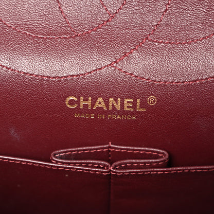 Aged Calfskin Quilted 2.55 Reissue 227 Flap Black