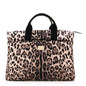 Nylon Leopard Print Changing Bag Brown