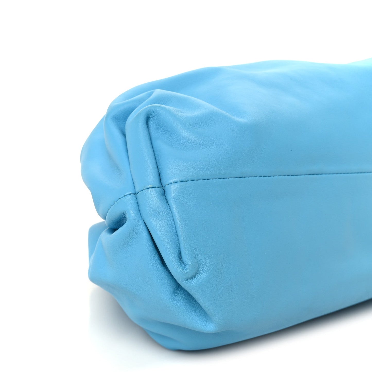 Smooth Butter Calf The Pouch Oversized Clutch Sky Blue