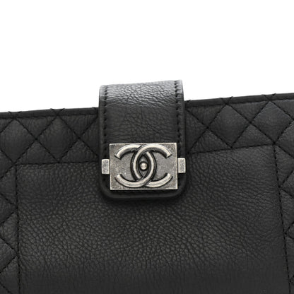 Calfskin Boy Reverso Mini Pochette Black