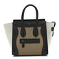 Bullhide Drummed Calfskin Micro Tri-Color Luggage Antarctic